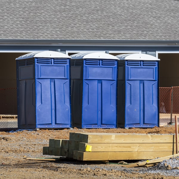 do you offer hand sanitizer dispensers inside the portable toilets in Frystown